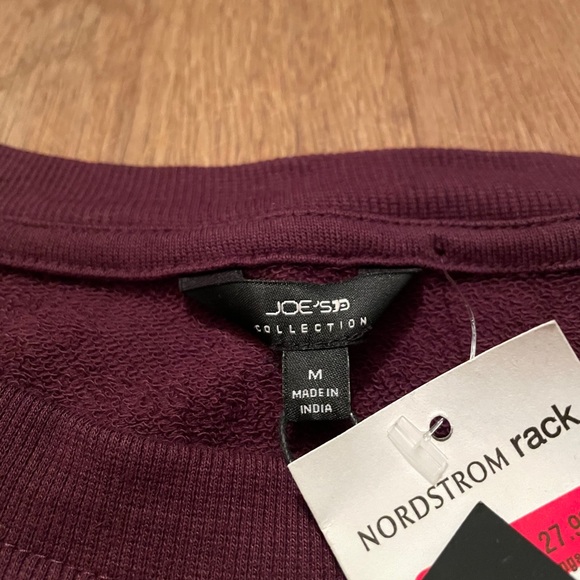 Joe’s Maroon Crewneck with Flowy Sleeves - Picture 2 of 3